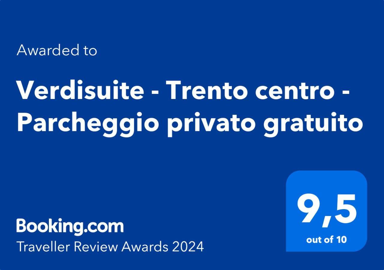 Verdisuite - Trento Centro - Parcheggio Privato Gratuito Kültér fotó